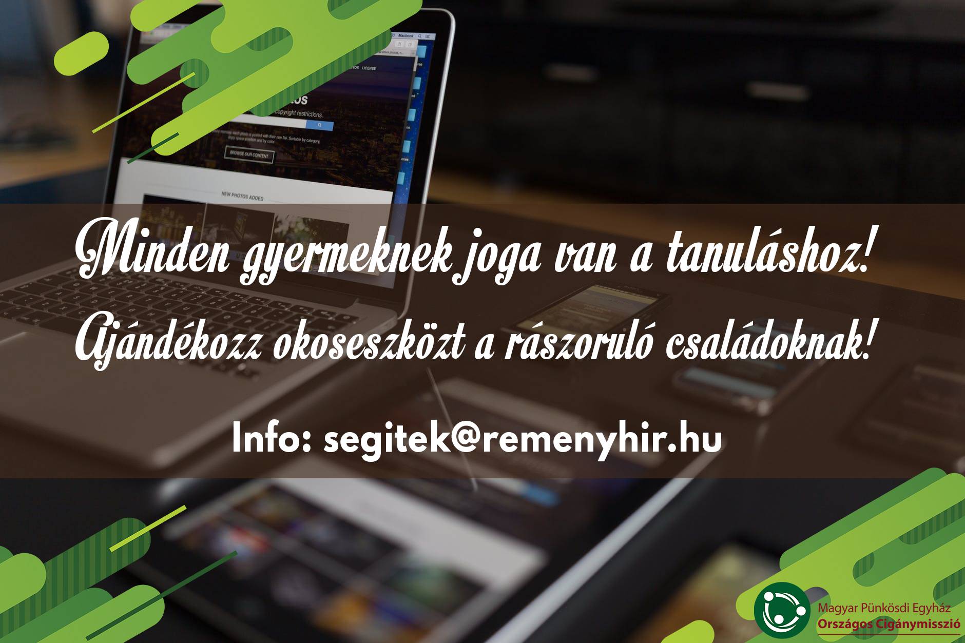 Read more about the article Ajándékozz okoseszközt a rászoruló családoknak