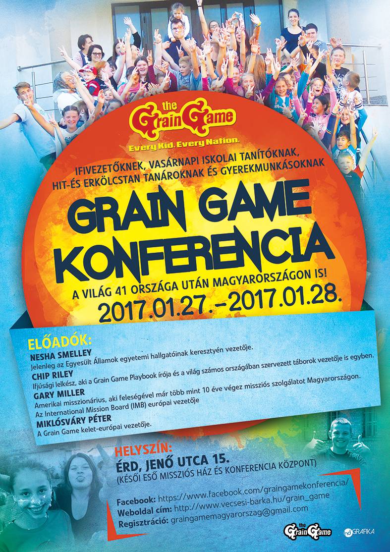 Read more about the article Grain Game Konferencia a 10–15 éves gyermekek eléréséért